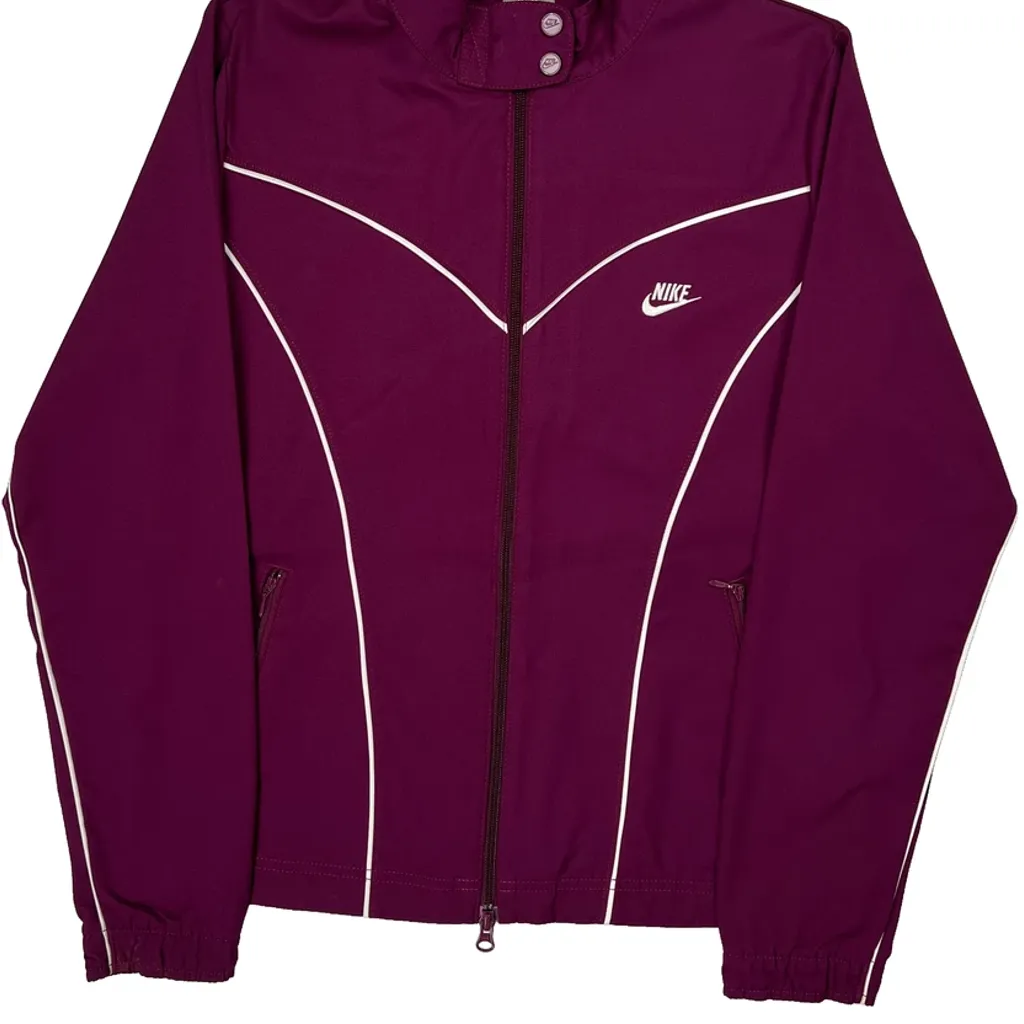 Nike Track Jacket - Medium Purple Polyester - Image 5