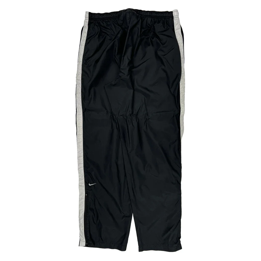 Nike Track Pants - Large Black Nylon