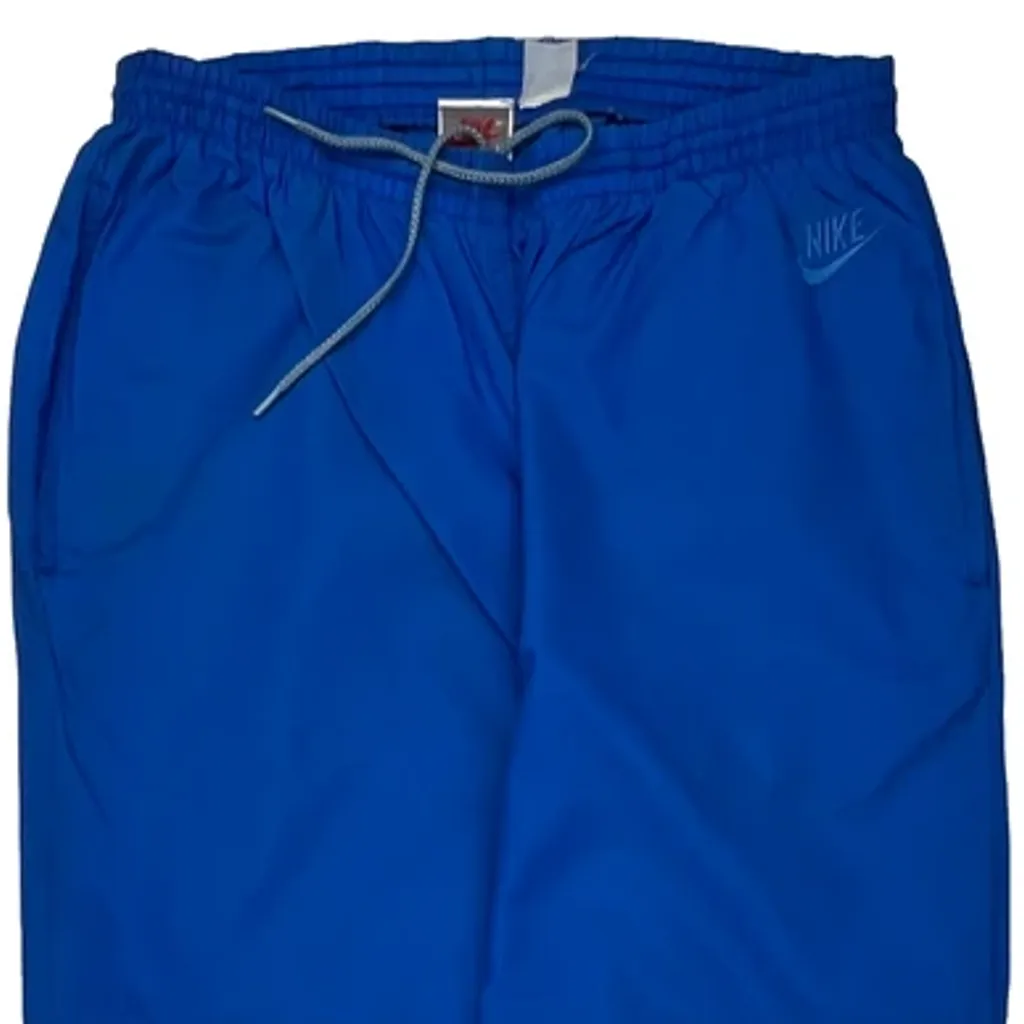 Nike Track Pants - Large Blue Polyester - Image 7