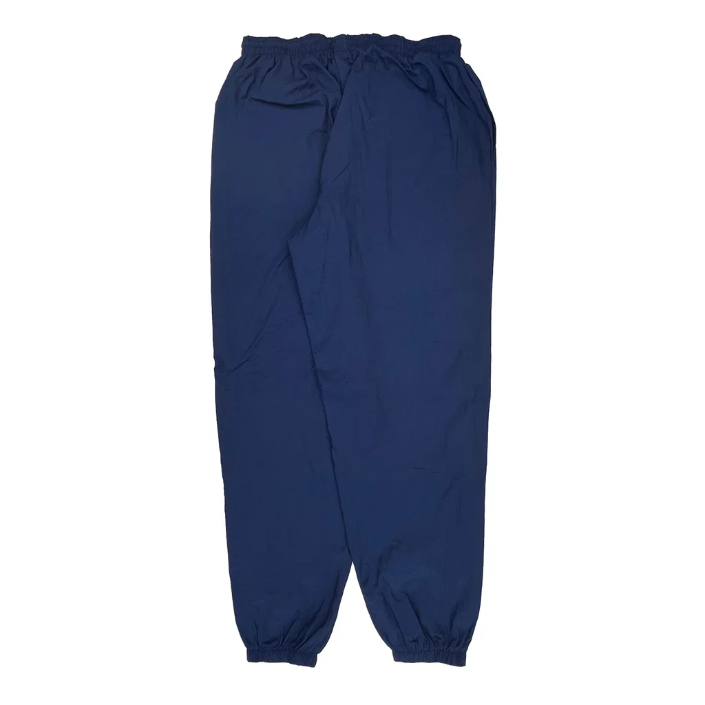 Nike Track Pants - Large Blue Polyester