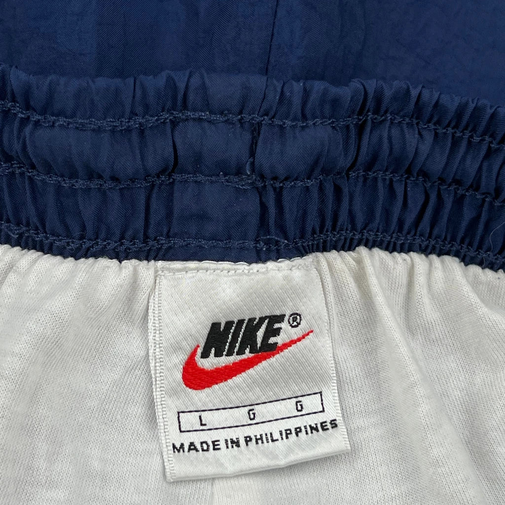Nike Track Pants - Large Blue Polyester - Image 3