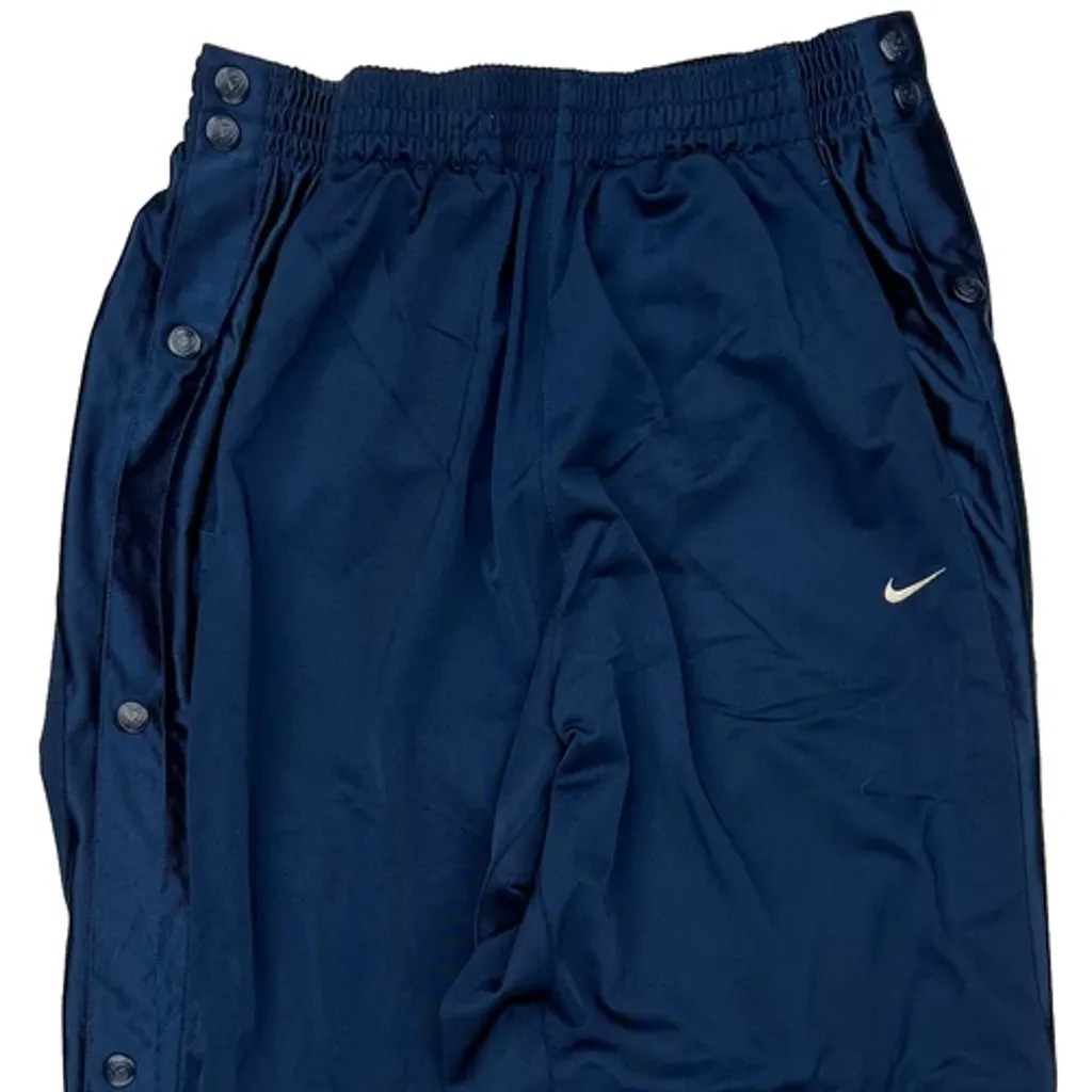 Nike Track Pants - Large Blue Polyester - Image 7
