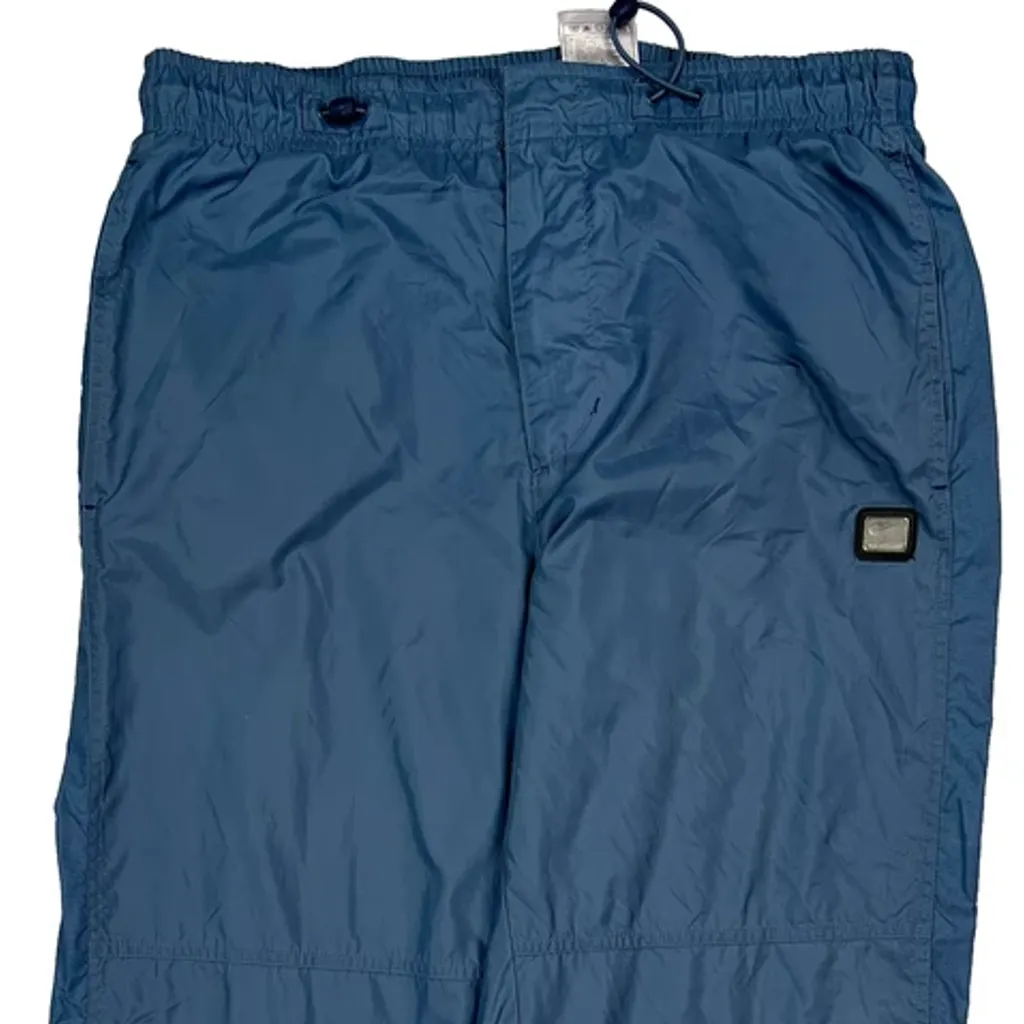 Nike Track Pants - Medium Blue Nylon - Image 5