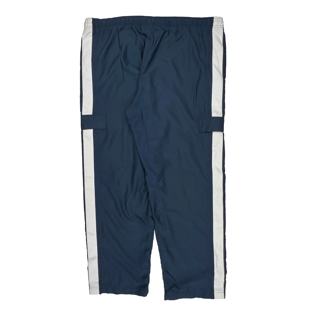 Nike Track Pants - XL Blue Polyester - Image 2