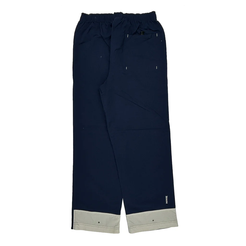 Nike Track Pants - Medium Navy Polyester