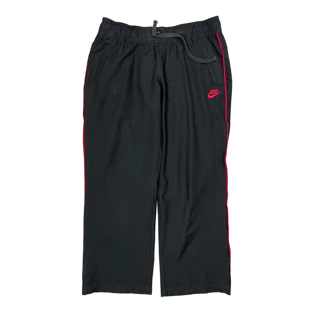Nike Track Pants - Large Black Polyester