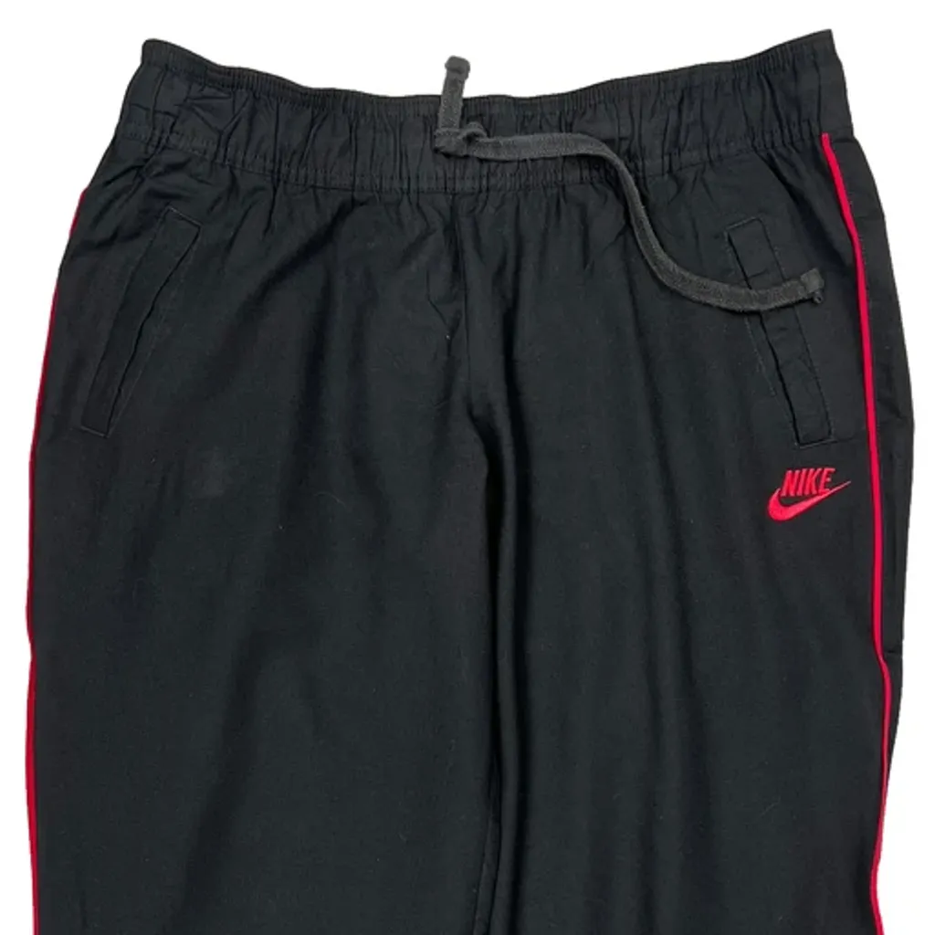 Nike Track Pants - Large Black Polyester - Image 4