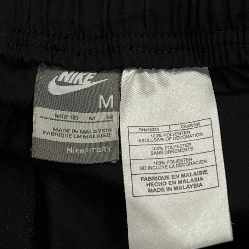 Nike Track Pants - Medium Black Polyester - Image 3