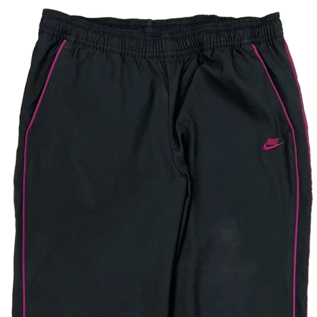 Nike Track Pants - Medium Black Polyester - Image 4