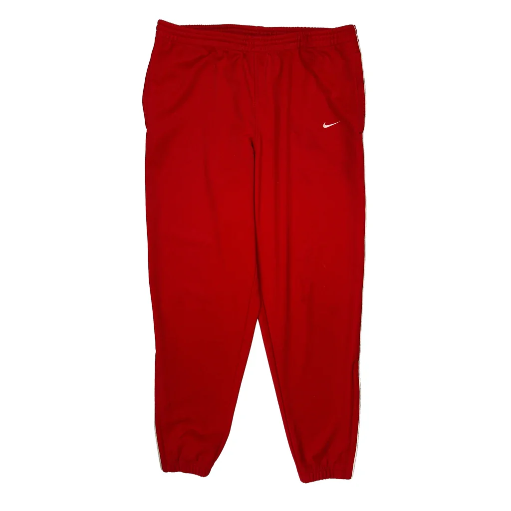 Nike Tracksuit - Large Red Polyester