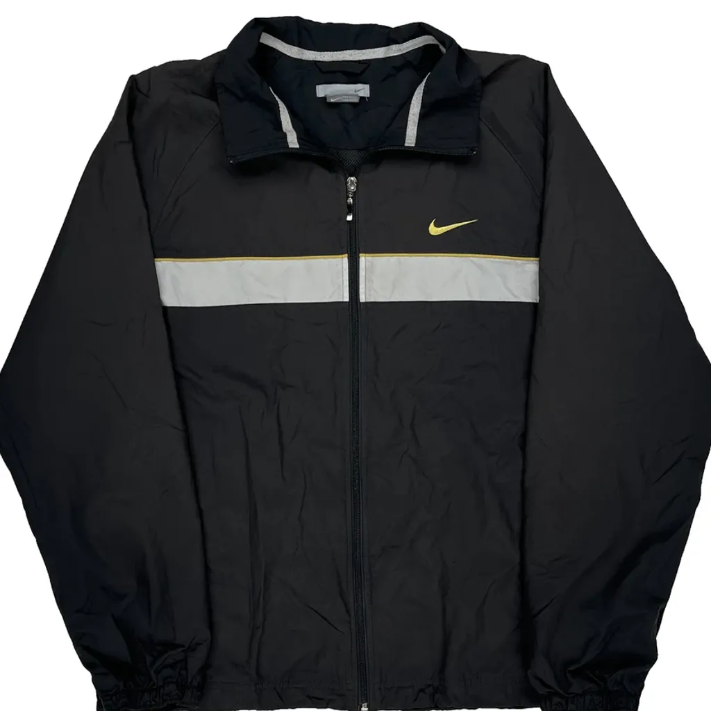 Nike Windbreaker - Large Black Polyester - Image 4