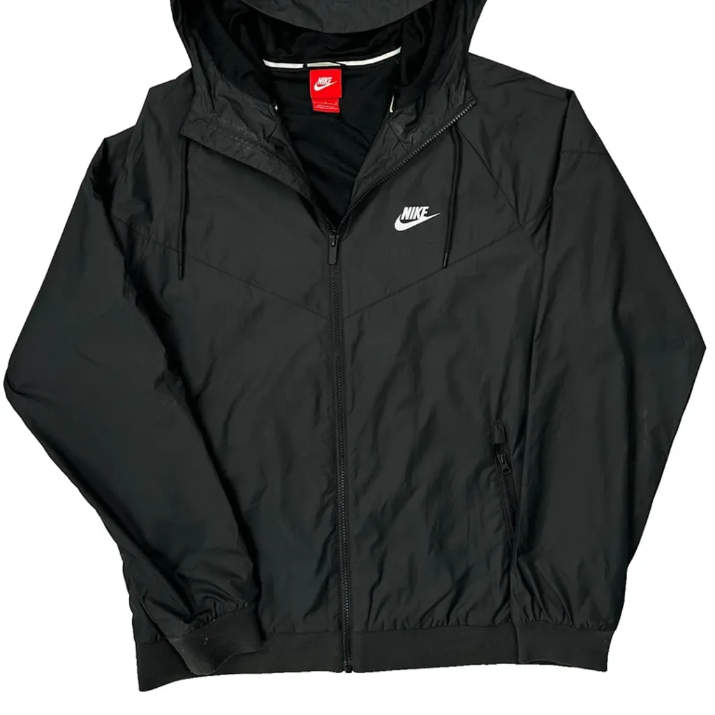 Nike Windbreaker - Large Black Polyester - Image 5