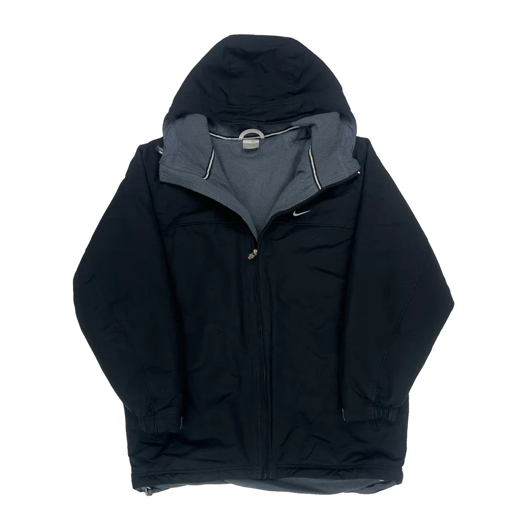 Nike Windbreaker - Medium Black Polyester