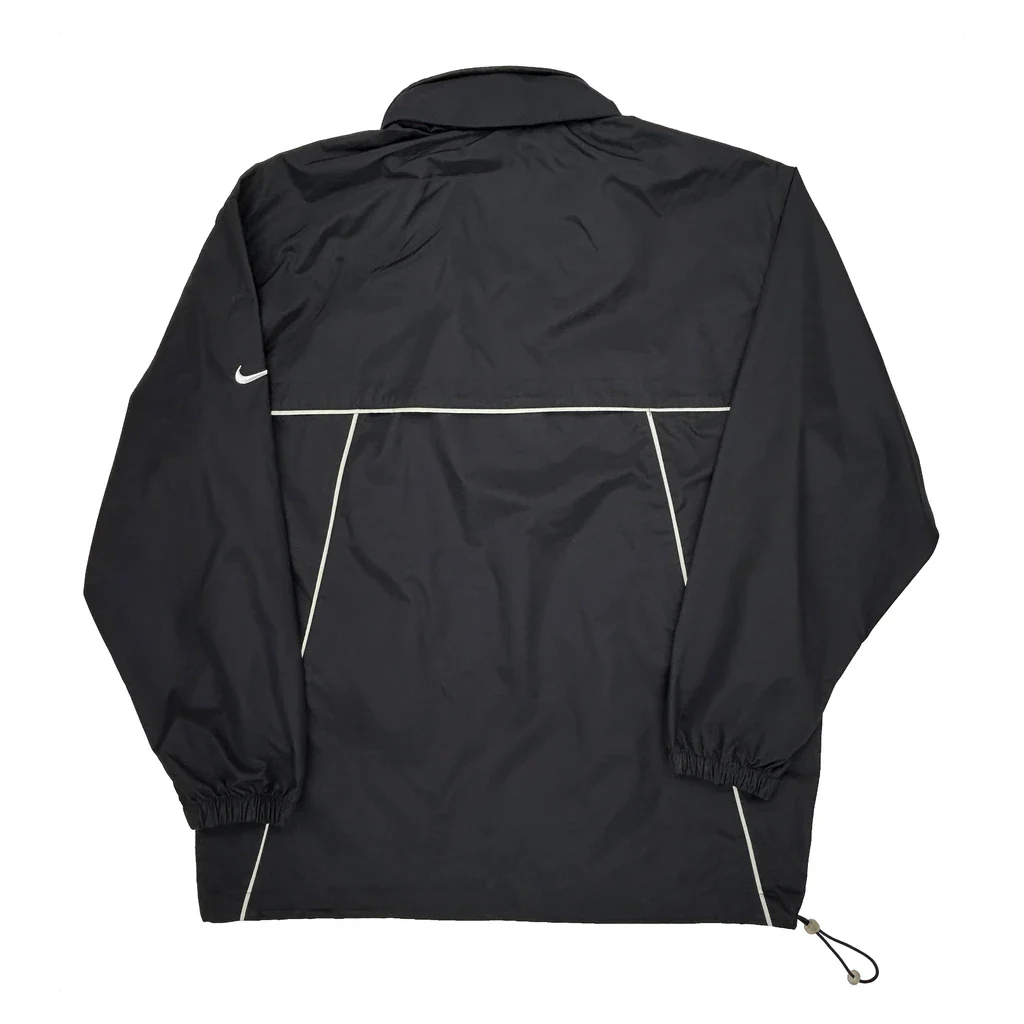 Nike Windbreaker - Medium Black Polyester - Image 2