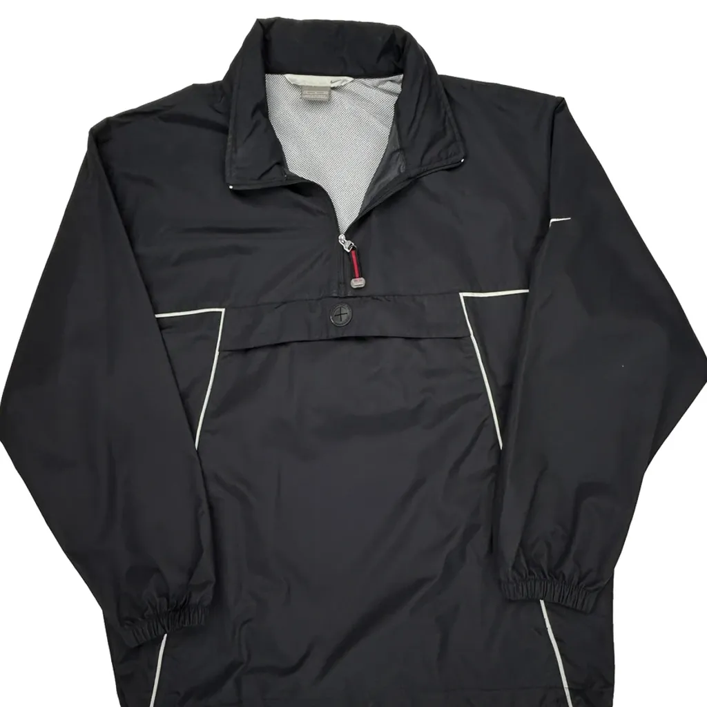 Nike Windbreaker - Medium Black Polyester - Image 4
