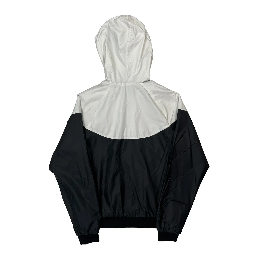 Nike Windbreaker - Small Black & White Polyester - Image 2