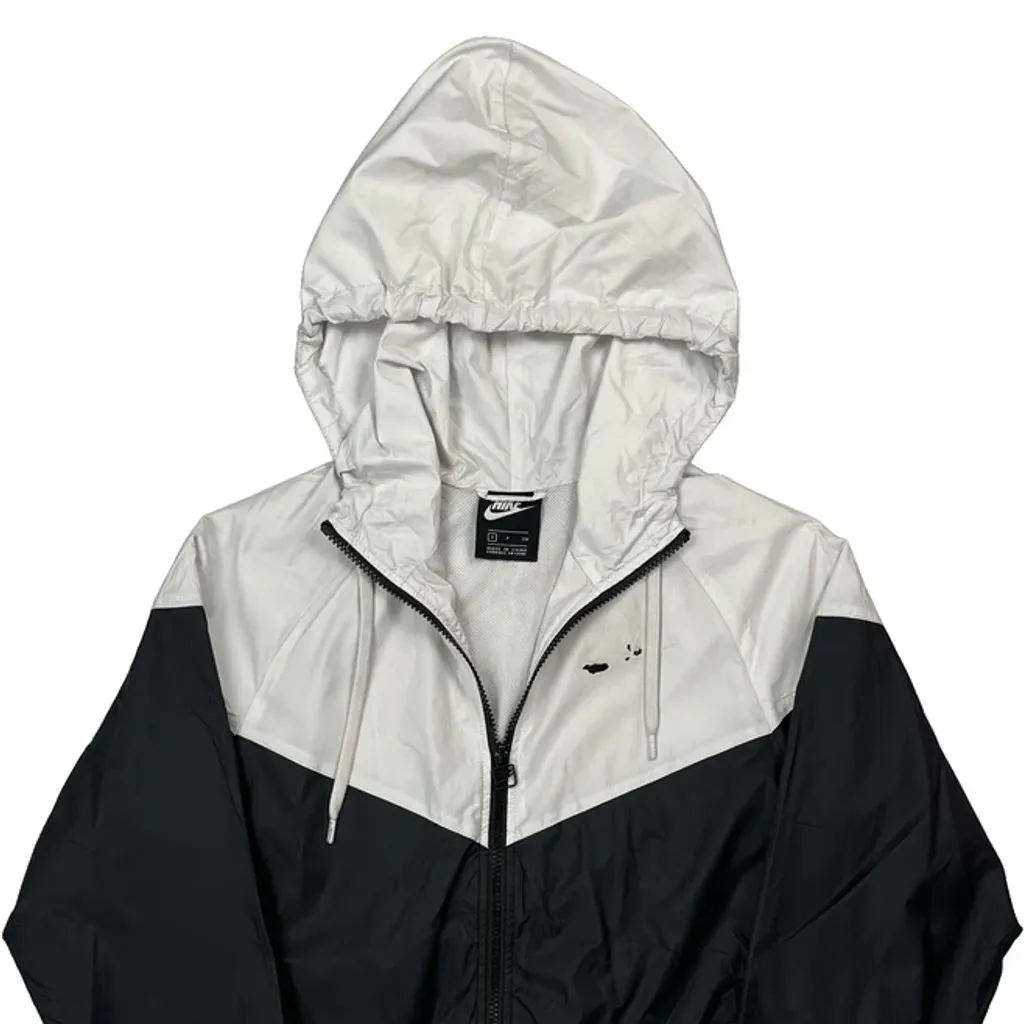 Nike Windbreaker - Small Black & White Polyester - Image 5