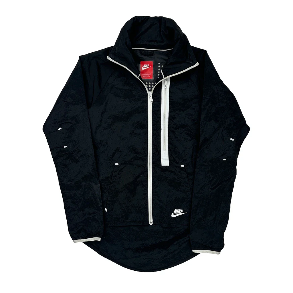 Nike Tech Aeroshield Moto Windbreaker - XS Black Polyester