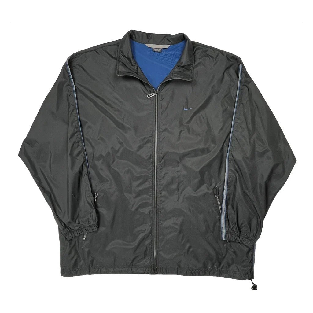 Nike Windbreaker - 2XL Black Polyester