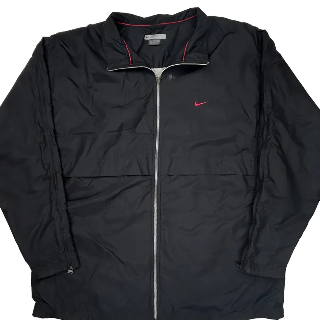 Nike Windbreaker - 2XL Black Polyester - Image 5