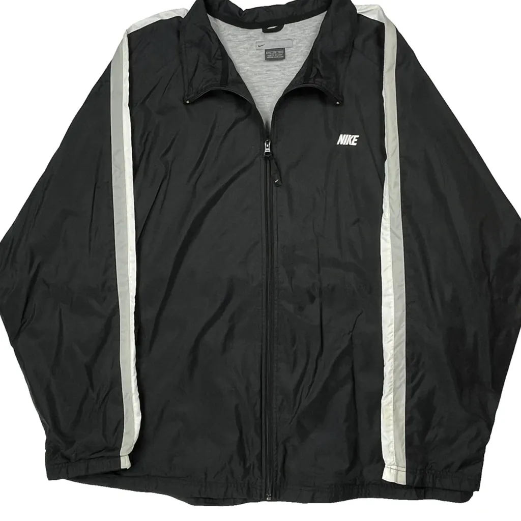 Nike Windbreaker - 2XL Black Polyester - Image 5