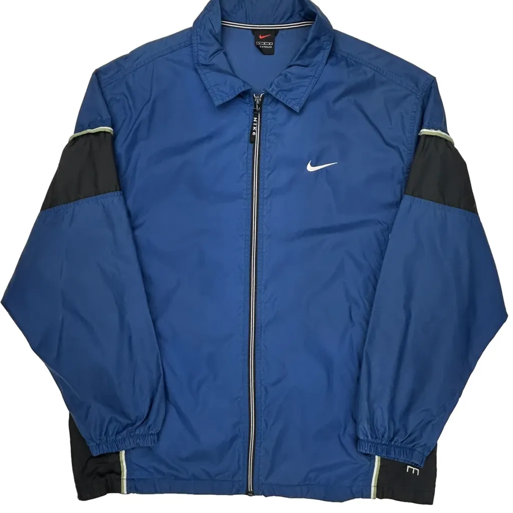 Nike Windbreaker - Large Blue Polyester - Image 4