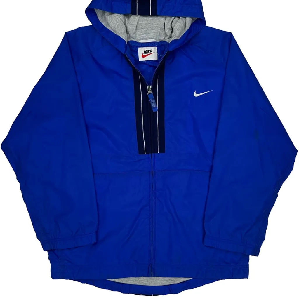 Nike Windbreaker - Large Blue Polyester - Image 6