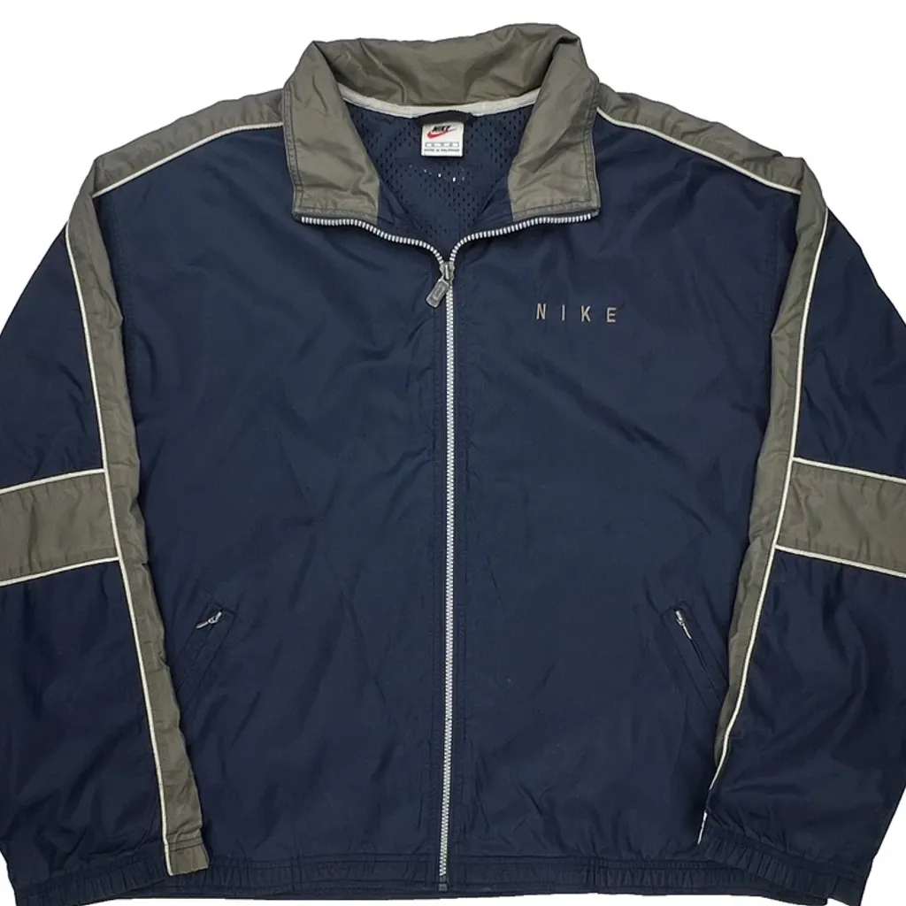 Nike Windbreaker - XL Blue Polyester - Image 4