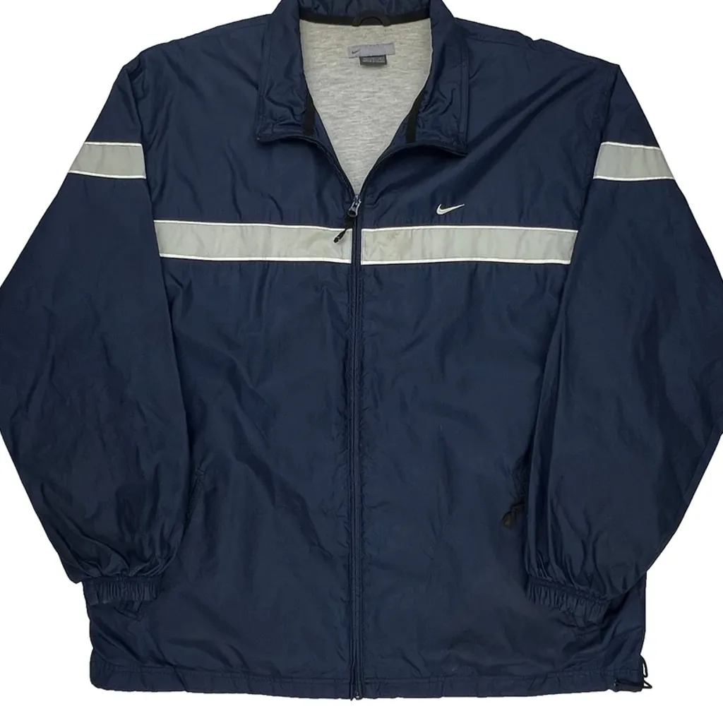 Nike Windbreaker - XL Blue Polyester - Image 4