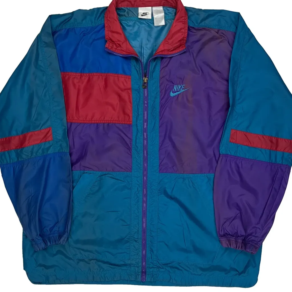 Nike Windbreaker - XL Blue Nylon - Image 5