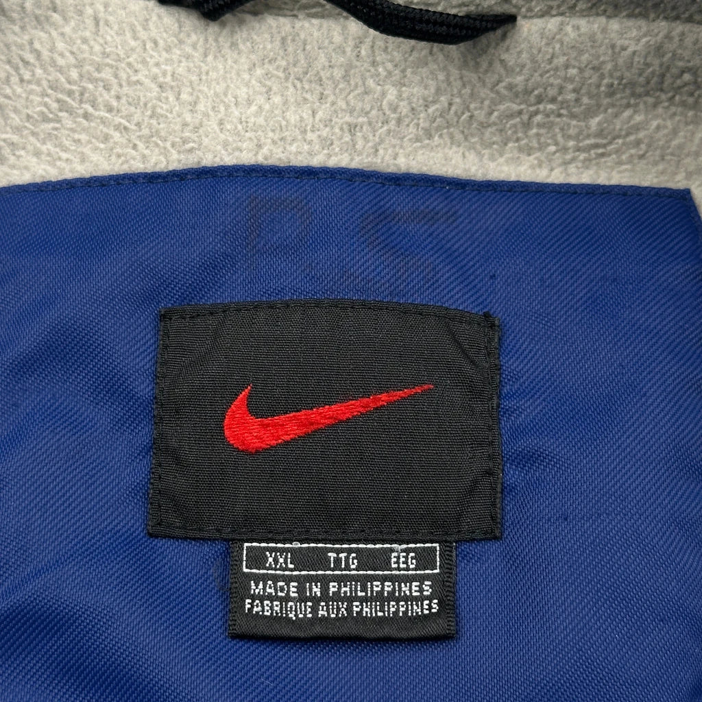 Nike Windbreaker - 2XL Blue Polyester - Image 3