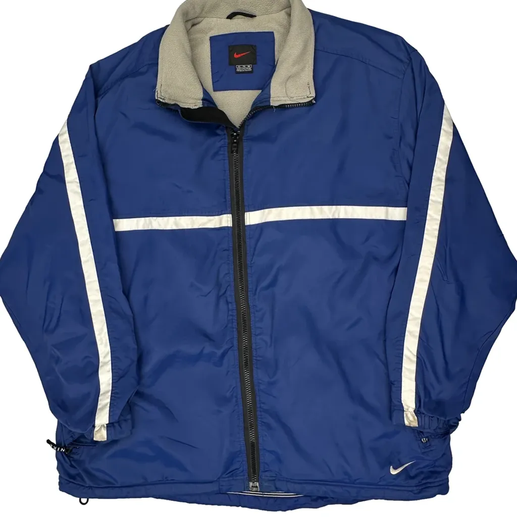 Nike Windbreaker - 2XL Blue Polyester - Image 5