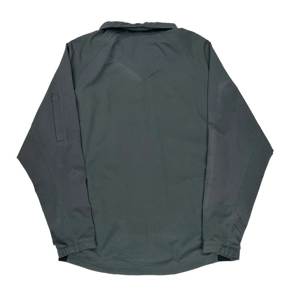 Nike Windbreaker - Large Gray Polyester - Image 2