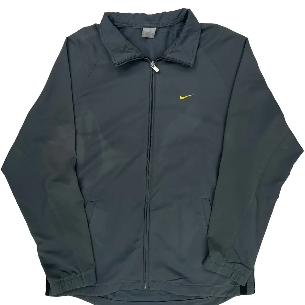 Nike Windbreaker - Large Gray Polyester - Image 5