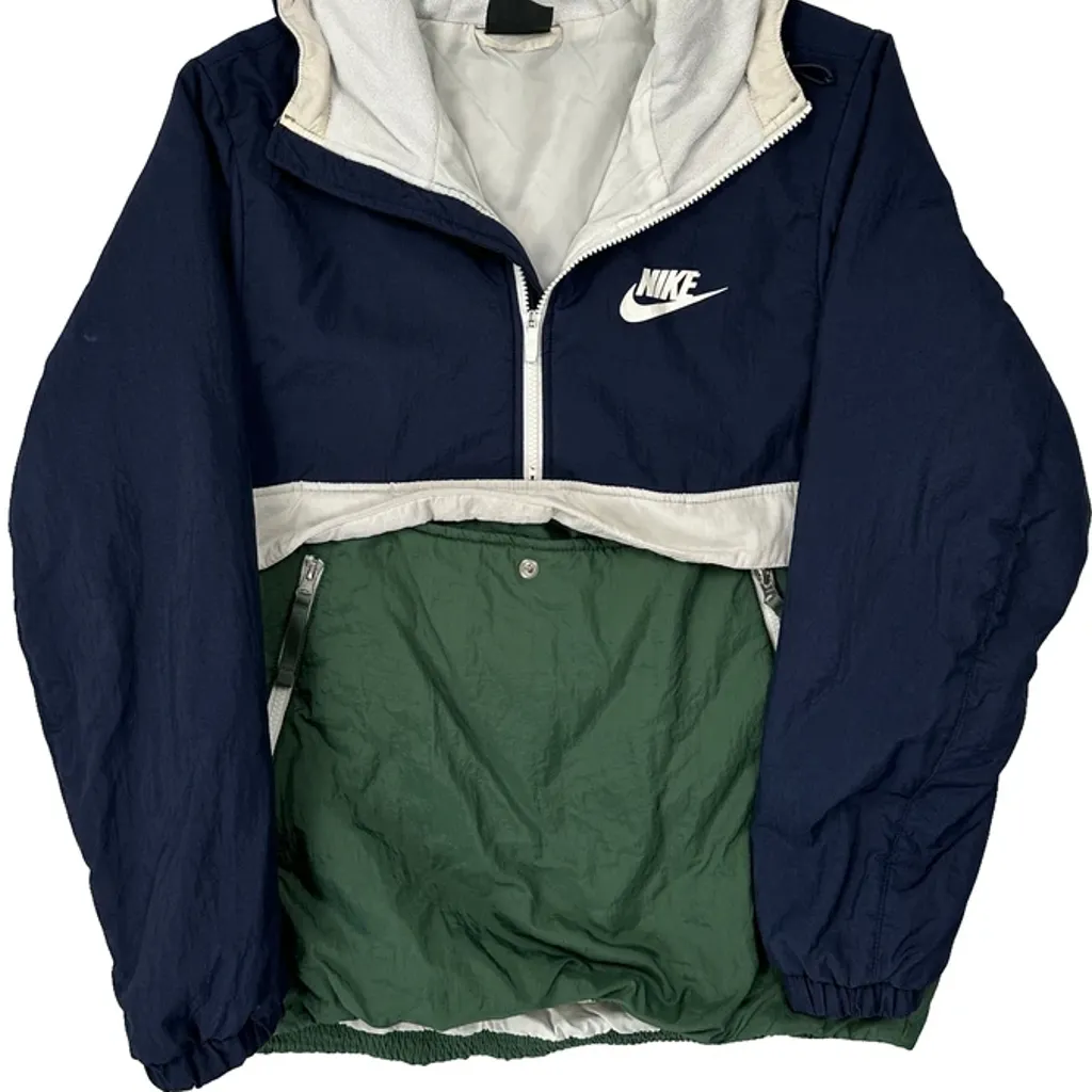 Nike Windbreaker - Small Green Polyester - Image 4