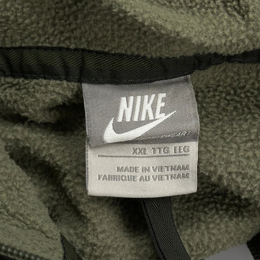 Nike Windbreaker - 2XL Green Polyester - Image 3