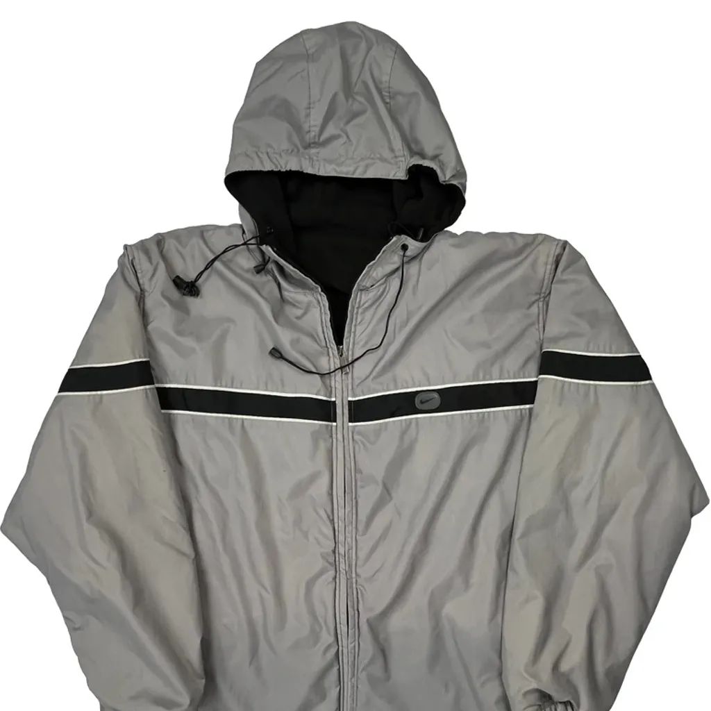 Nike Windbreaker - XL Grey Polyester - Image 4