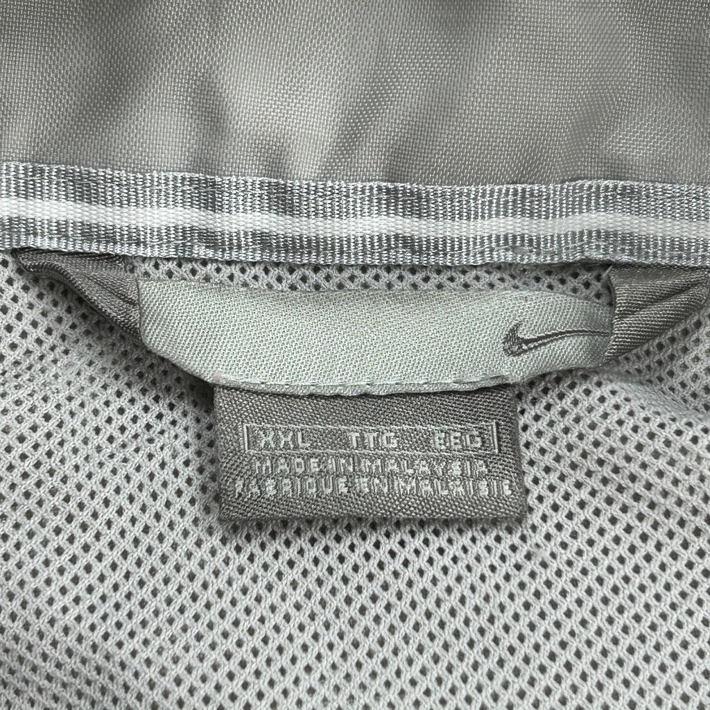 Nike Windbreaker - 2XL Grey Polyester - Image 3