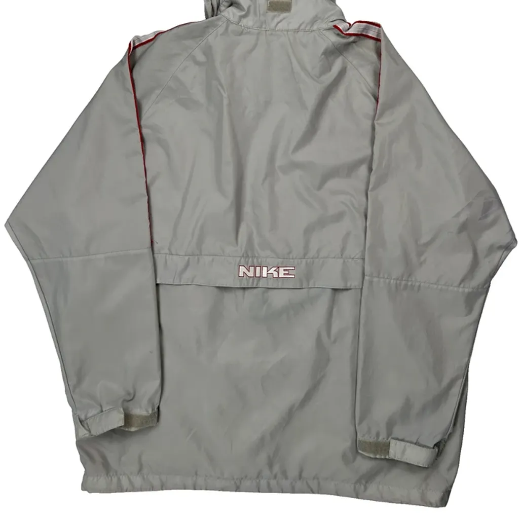 Nike Windbreaker - 2XL Grey Polyester - Image 7