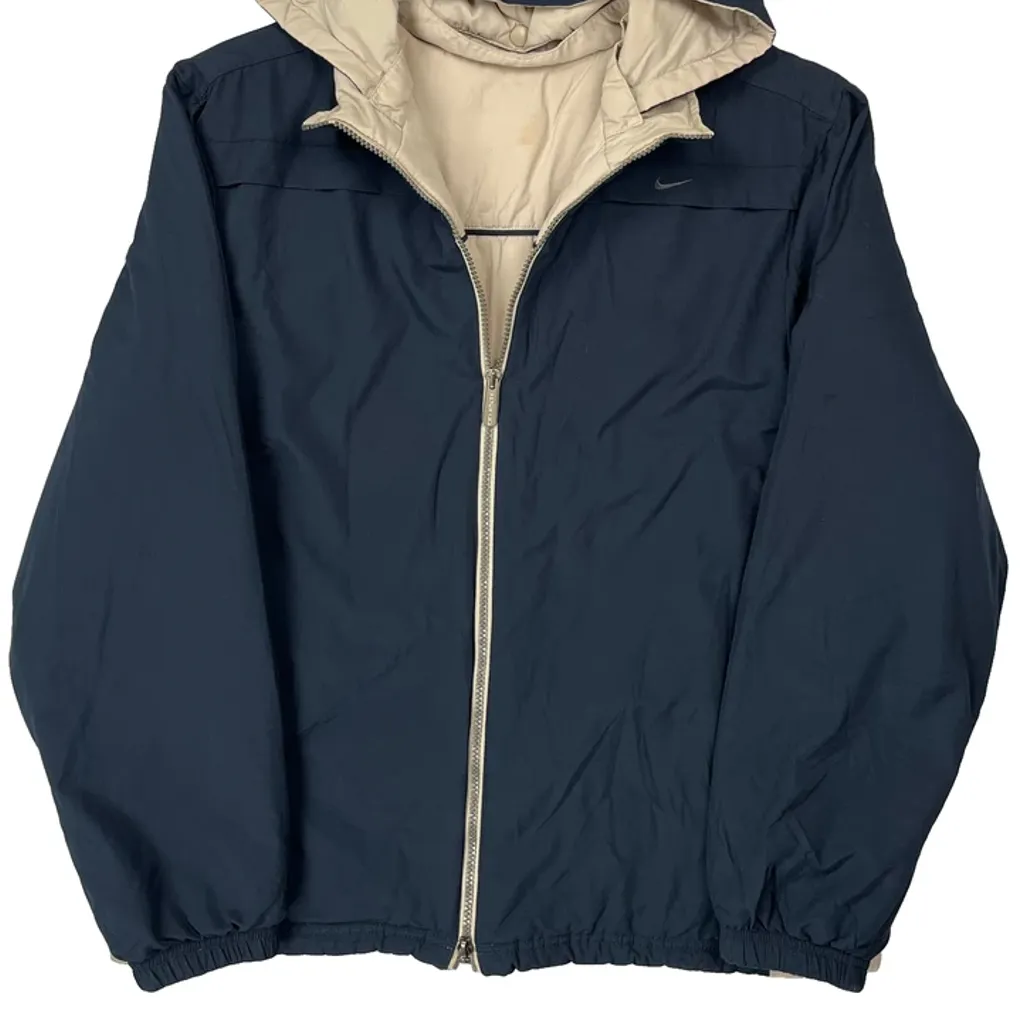 Nike Reversible Windbreaker - Large Navy Polyester - Image 4