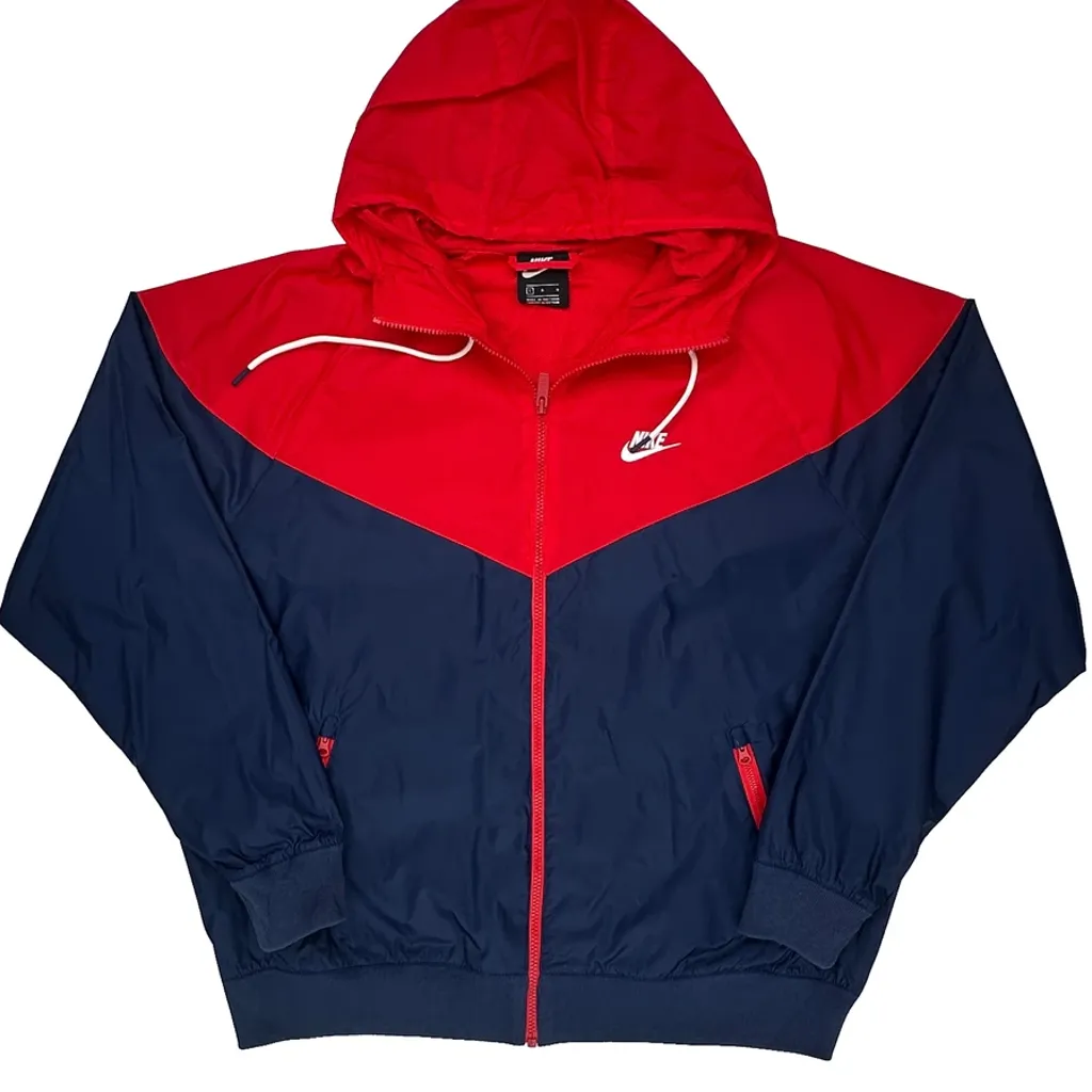 Nike Windbreaker - Large Navy Polyester - Image 4
