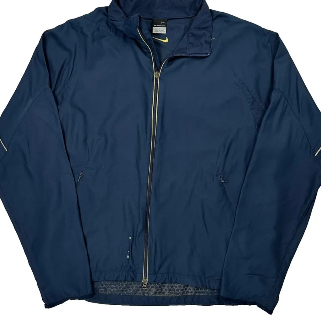 Nike Windbreaker - Large Navy Polyester - Image 4
