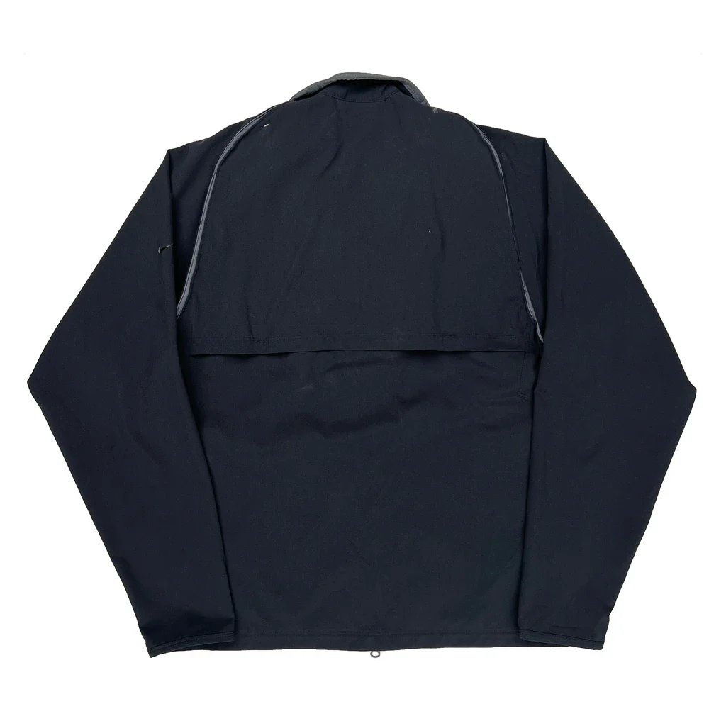 Nike Windbreaker - Medium Navy Polyester - Image 2