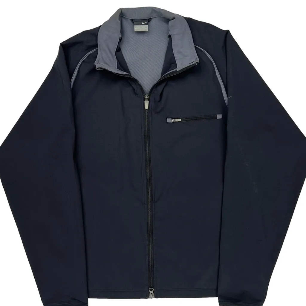 Nike Windbreaker - Medium Navy Polyester - Image 4