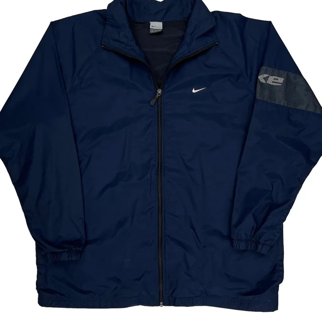 Nike Windbreaker - XL Navy Polyester - Image 5