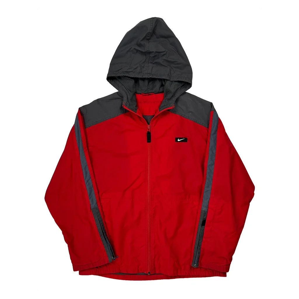 Nike Windbreaker - Medium Red Polyester