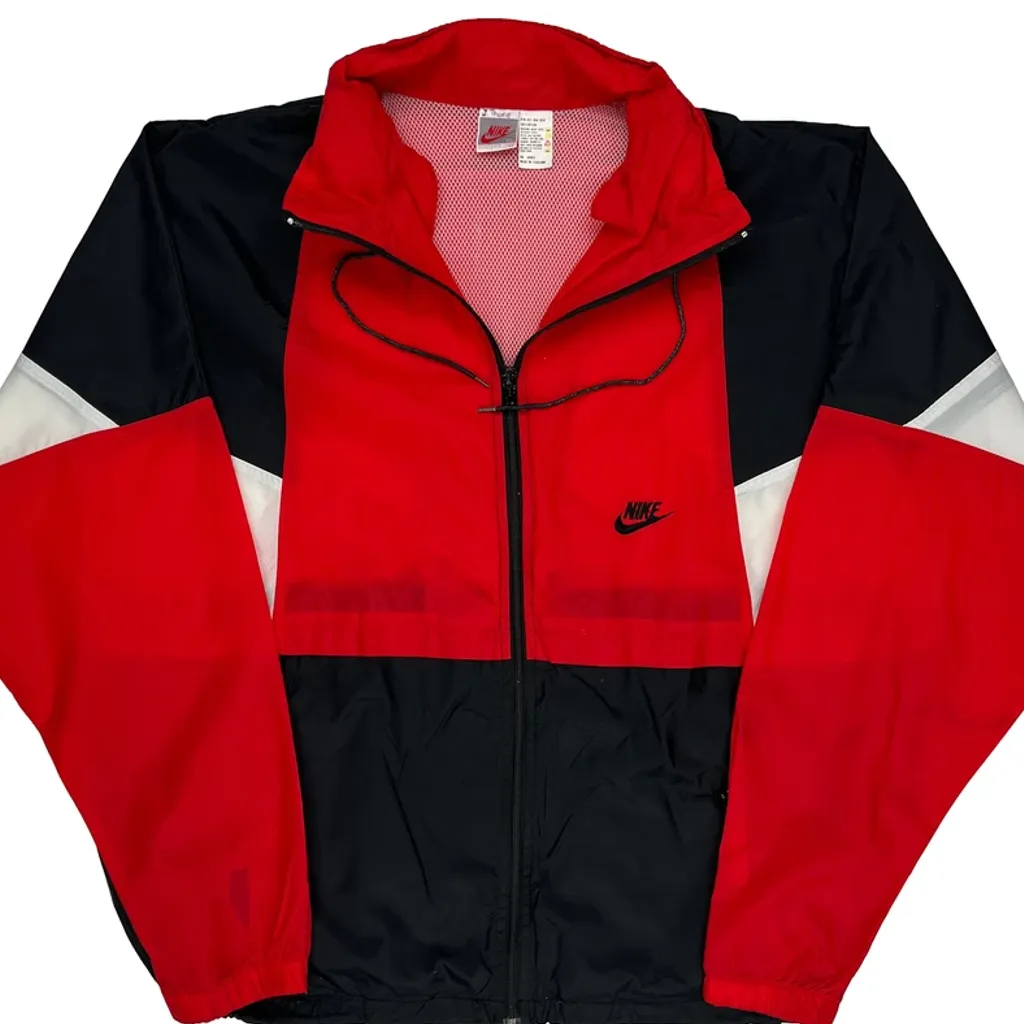 Nike Windbreaker - XL Red Nylon - Image 4