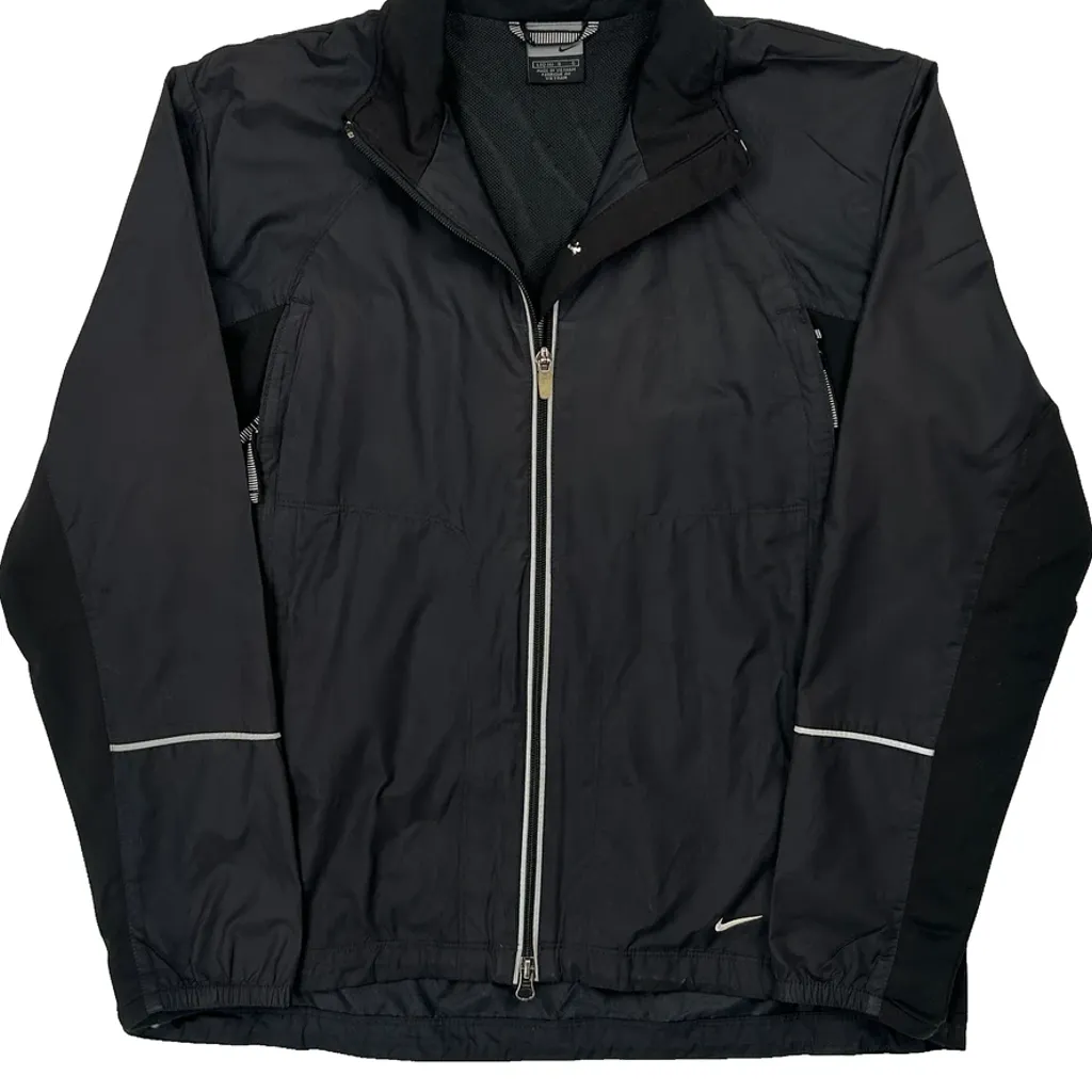 Nike Windbreaker - Large Black Polyester - Image 4