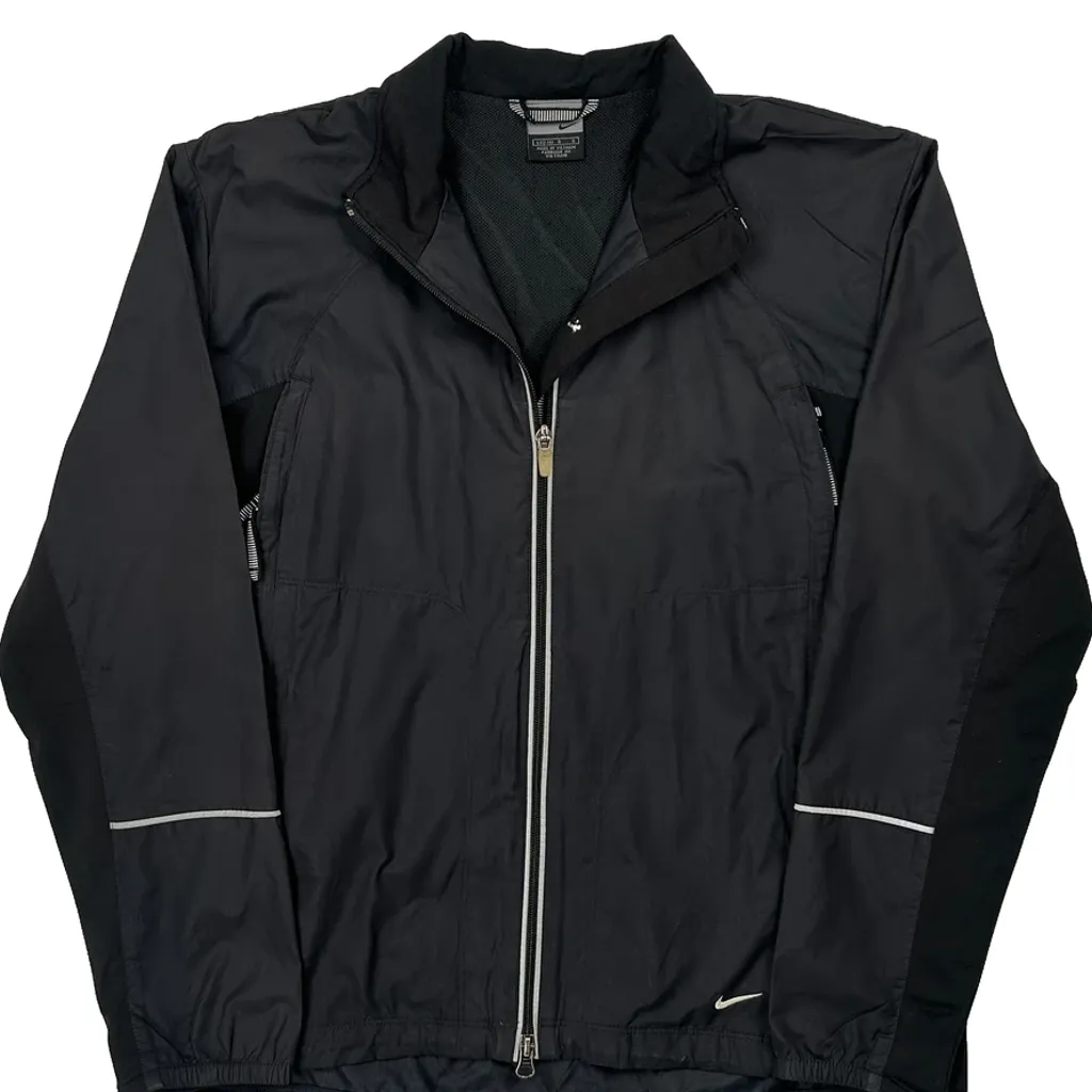 Nike Windbreaker - Large Black Polyester - Image 5