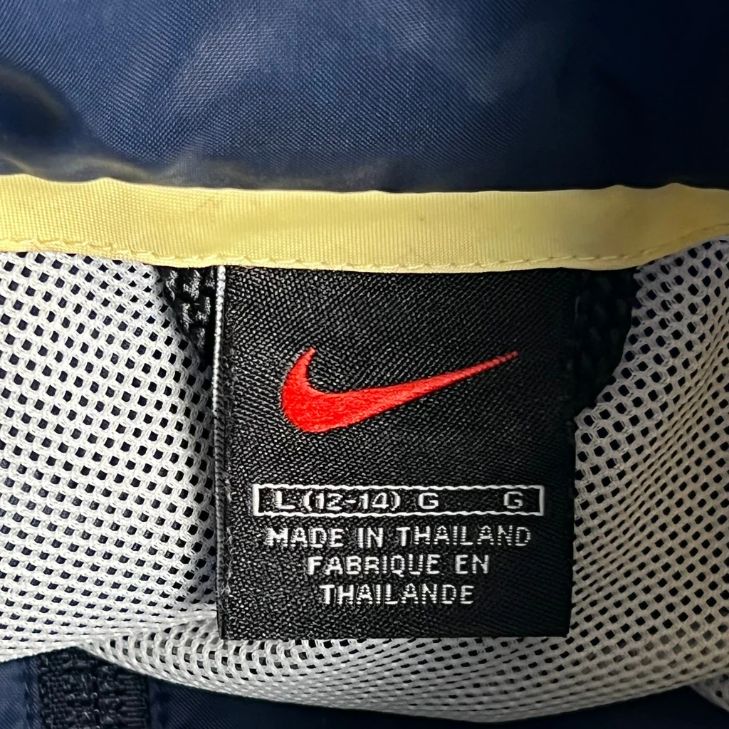 Nike Windbreaker - Large Blue Polyester - Image 3